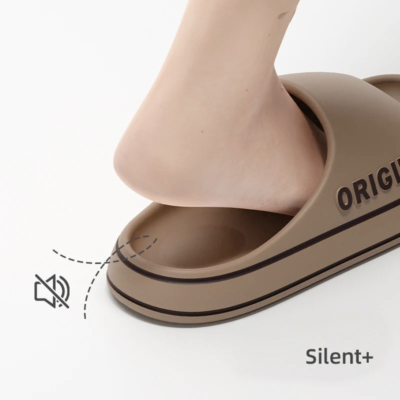 Feslishoet Women & Men Letter Slides – Anti-Slip Summer Sandals