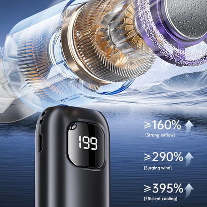 Portable Turbo Cooling Fan , Handheld & Rechargeable