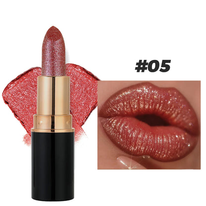 Glitter Diamond Lipstick - Waterproof & Long Lasting